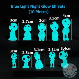 Super Cute Alien Elf Ornaments Night Glow Aquarium Decorations Garden Decoration