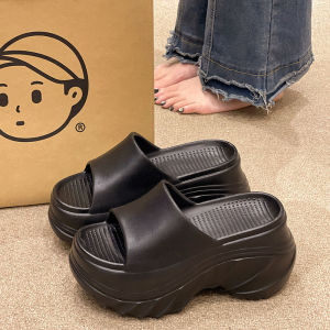 Free Shipping 9CM Thick-Soled Slippers For Women Summer Sandals EVA Material Stylish And Non-Slip Prevents Foot Odor Suitable For Outdoor Wear New Design Wholesale Available