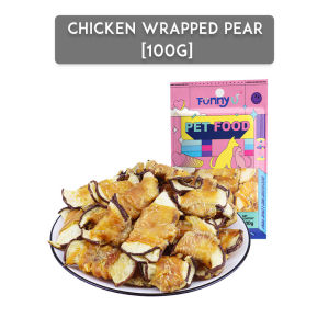 Pawny 200g Meat Wrapped Fruits Coconut Pear Air Dried Meat Natural Fruity Healthy Dog Snacks Pet Treats