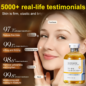 ✨Reduces fine lines✨  Salmon Water Glow Essence Hydrating Facial Essence Hydrating Kinetic Cell Essence Hydrating Facial Lotion Blemish-lightening and brightening