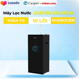 GIẢM 300K KHI MUA TẠI CỬA HÀNG TỈNH BÌNH THUẬN Máy lọc nước Casper Hydrogen 10 lõi WH-D6V1 Hệ thống lọc 10 bước diệt khuẩn BẢO HÀNH 2 NĂM CHÍNH HÃNG