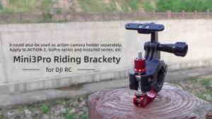 Giá đỡ xe đạp Sunnylife cho điều khiển từ xa DJI3 Pro gắn trên tay lái xe đạp cho camera Insta360 X5/DJI Action 5 Pro