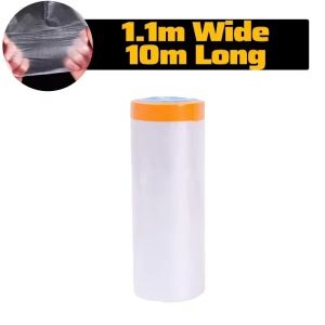 10M Self-adhesive Cabinet Dust Cover Disposable Cuttable Dust-proof Furniture Protective Film Covers Painting Protection Film
