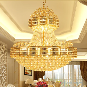 Đèn Chùm Treo Trần Pha Lê Cao Cấp Trang Trí Phòng Khách Tặng Kèm Bóng Led - Bảo Hành 10 Năm