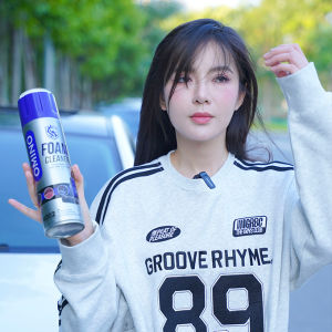 Dung Dịch Xịt Tẩy Đa Năng Dạng Bọt Vệ Sinh Nội Thất Ô Tô - Làm Sạch Ghế Da Taplo Cảnh Cửa M002 OMINO Chính Hãng 650ml Tặng Khăn