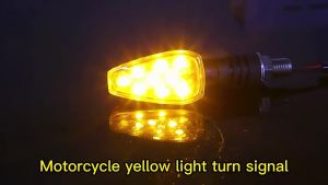 2pcs/set High uality Motorcycle Modified Scooter Electric Bicycle LED Indicator 12V Turn Signal Light