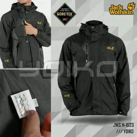 Jaket hiking waterproof fashion