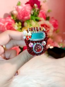 Tasbih Digital Led Swarovski Free Custom Nama Free Box Akrilik