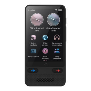 【NEWEST】Portable Language Translator Device with 138 Languages Voice Translating Offline Translation Simultaneous Interpretation Support Voice Video Recording Text / Photo Translate with Unit Conversion and ChatGPT Function Chinese/English/Japanese/Korean