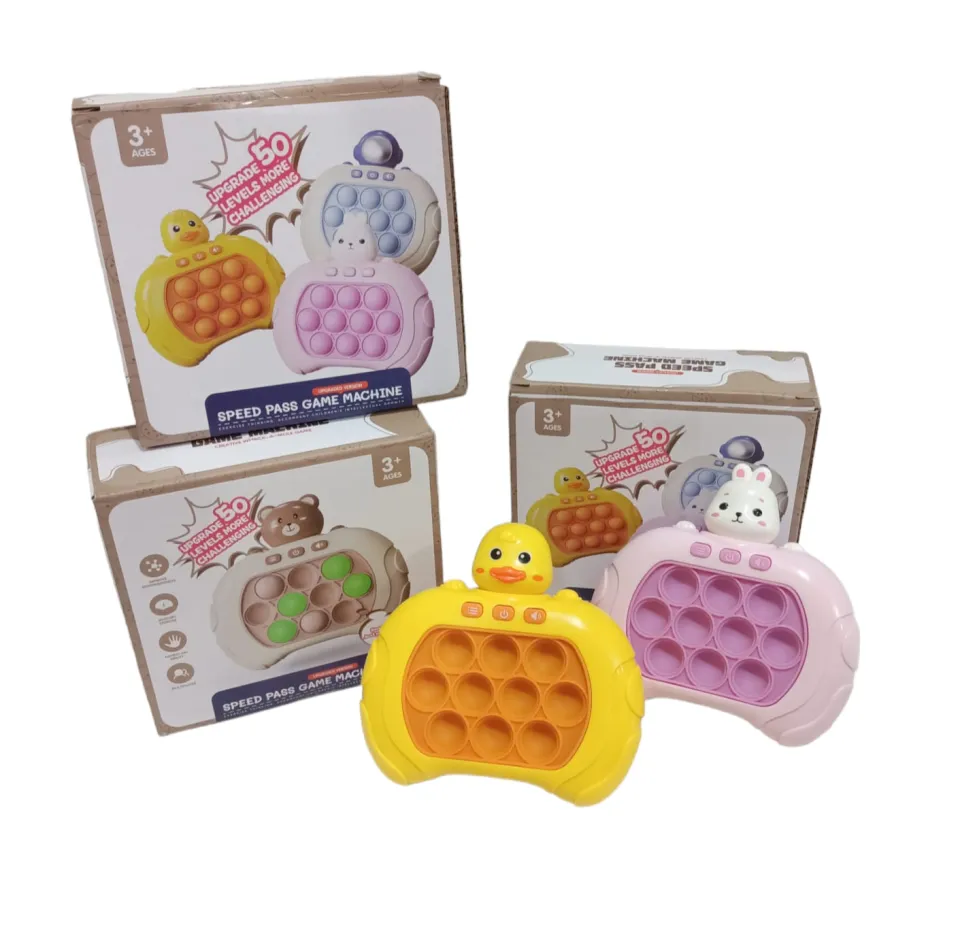 Mainan Anak Edukasi Fast Push Pop it electric Karakter /mainan