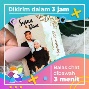 Hangtag Wedding Souvenir Hang Tag Label Custom Pernikahan Ucapan Nikah Zennida