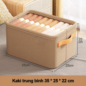 Khung thép dung tích lớn hộp đựng đồ kéo tay đa năng giỏ đựng quần áo gấp gọn hộp đựng đồ tủ quần áo