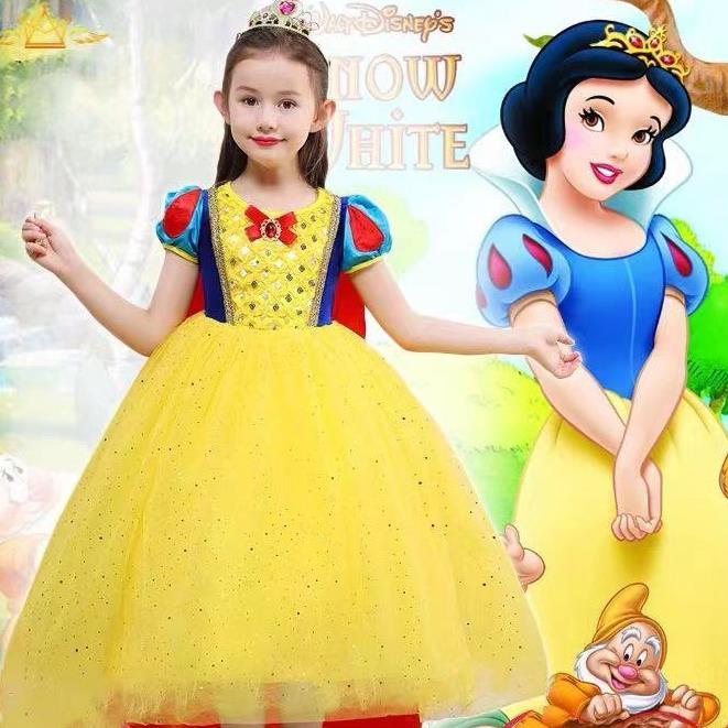 Snow White Girls Princess Dress Cosplay Costume dress
