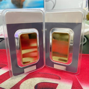 【discount store】Hot Sale Gold Plated ReplicaCopper Bar Non-magnetic 1oz 5g 10g 20g Souvenir Craft Bar Seal Package Serial Number Not Real Gold