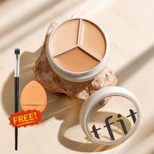 TFIT Concealer Tri-Color Concealer Cover Spots Dark Circles Under Eyes Acne Marks Facial Concealer Palette