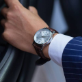 Casio Leather Strap Analog Men Watch MTP-V002L-7B2. 