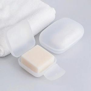 Portable Soap Rack for Travel and Business Trips Sealed Waterproof Soap Box Transparent Plastic Soap Dishes