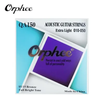 Senar Gitar Akustik 010 String Guitar Super Light Orphee QA150