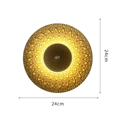 Sconce Gold Led Home Decoration Lamp Walkway Staircase Lamp Living Room Background Wall Lamp Bedroom Bedside Lamp