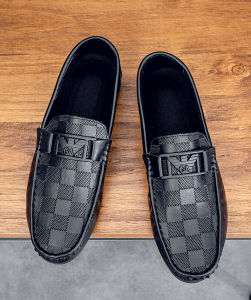 sepatu slip on pria import casual loafers cowok keren simple kerja santai slip on korean style terbaru sp332