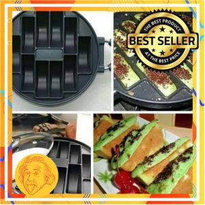 Cetakan Pukis 10 Lubang Dengan Tutup Kaca - Cetakan Kue Pukis Pancong dll by Einstein-Store