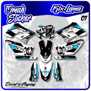 DECAL KLX LAMA FULLBODY SUPER GLOSY BISA GANTI NAMA DAN NOMOR - DECAL KLX OLD .ADT.07