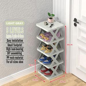 9 Layer DIY Shoe Rack Organizer Shoe Cabinet Stackable Shoes Storage Space Saving 2/3/4/5/6/7/8 Layers