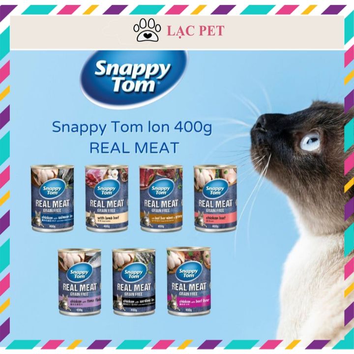 Pate Mèo Snaρpy Tom - Lon 400g - Thức ăn ướt cho mèo trưởng thành ...