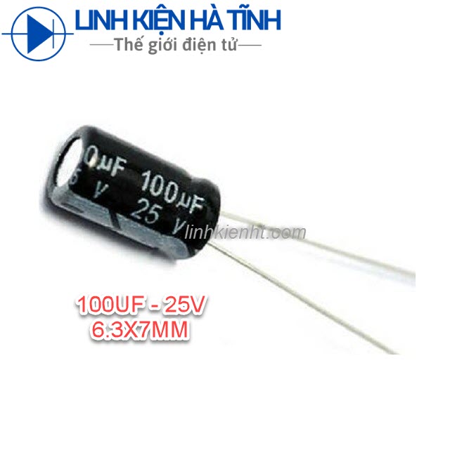 10 con tụ hóa 100UF 25V 6.3x7mm-BC4