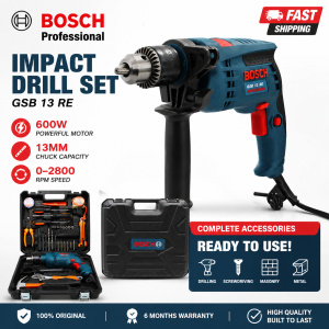 Powerful GSB 13RE Electric Hammer Drill (Set)