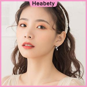 Heabety 1 Pair European And American Fashion Heart Star Earrings For Women Exquisite Personality Tassel Party Earrings Jewelry Gift