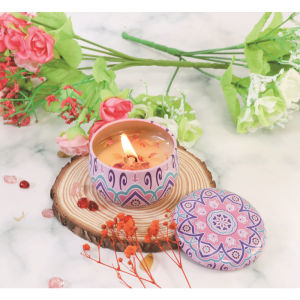 [SG Seller] Dry Flower Handmade Natural Soy Scented Candle / Aromatherapy Wax Fragrance Birthday Party Gift Even Gift