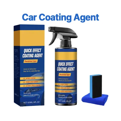 120ML Automotive Ceramic Coating Nano Plating Agent 2 In1 Nano Ceramic Coating Hydrophobic And Anti-Stati Car Care Coating 汽车陶瓷涂层纳米镀膜剂