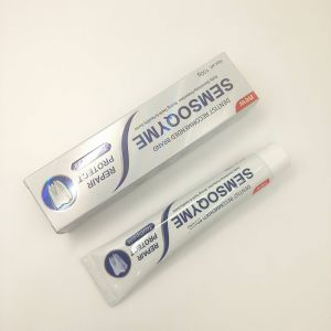 [Value Pack] SEMSOQYME Toothpaste Daily Protection for Sensitive Teeth Healthy Gum Fights Cavities Gum Care 100g x 2