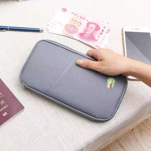 BB010 Multi-Function Document Bag Protective Cover Secure Storage & Travel Essential Passport Holder Pouch