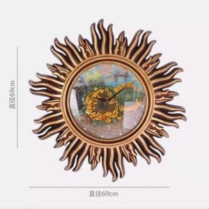 CT222C062 INTERY นาฬิกาภาพวาด Wall Clock Art นาฬิกาติดผนัง ไฟติดผนัง