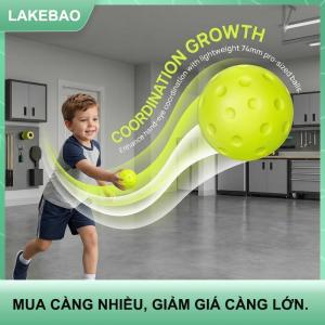 【LAKEBAO】 Im Lặng Pickleball Bóng PU Bọt Mềm Yên Tĩnh Đào Tạo Bóng Cho Trong Nhà Thực Hành Hoạt Động Giải Trí 1/3Pcs