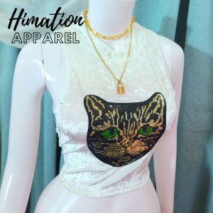 High neck sando CAT SEQUENCE Velvet top (ACTUAL PICTURE POSTED) AFFORDABLE CLOTHES PH