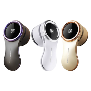 LCD Display Fabric Shaver Powerful Motor Delinter USB Rechargeable Pilling Remover for Garments Hair Ball Trimmer