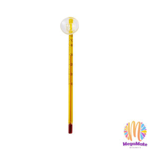 MegaMate เทอร์โมมิเตอร์ตู้ปลา ปรอทวัดอุณหภูมิน้ำในตู้ปลา แบบติดกระจก Aquarium Thermometer