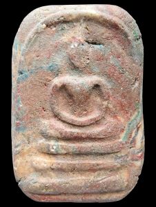 พระสมเด็จสีรุ้งเนื้อผง โรยผงตะไบ พระแท้ไม่ทราบที่ ไม่ทราบปี