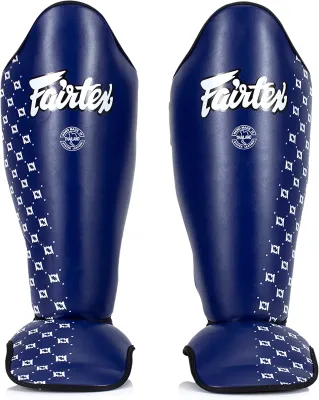 Fairtex Competition Muay Thai Shin Guards SP5 - Blue