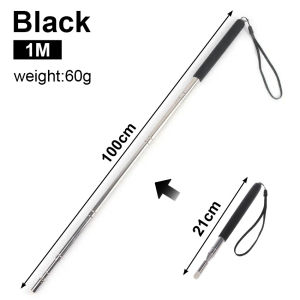 Retractable Teacher Pointer Finger Design StainlessSteel Telescopic School Teaching Pointer Stick Teacher Supplies for Classroom Screen Pen Telescopic Handheld Teaching Presention Pointer Stick For Teacher Presenter with Touch Control