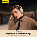 Baseus D05 Wireless Headphone หูฟังบลูทูธไร้สาย5.3หูฟัง HIFI ชุดหูฟังสเตอริโอ40มมไดร์เวอร์ครอบหูพับได้หูฟังเวลา70ชั่วโมง. 