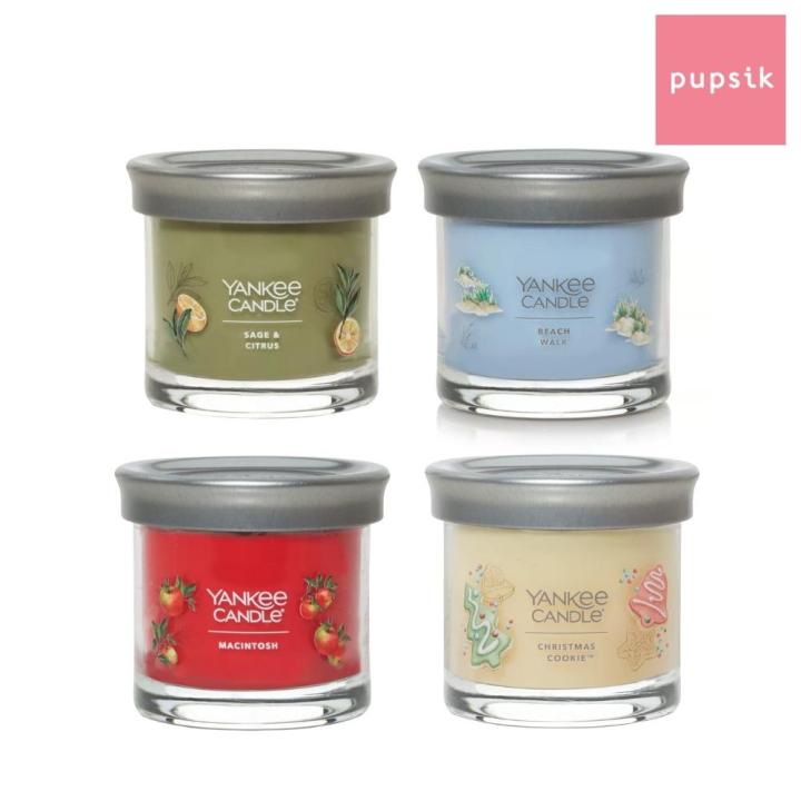 Yankee Candle Sage And Citrus Small Single Wick Tumbler Candle - 35-45 Hour Burn Time, Fresh Scent