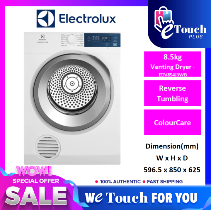 ELECTROLUX (EDV854J3WB) 8.5KG VENTING DRYER mesin pengering