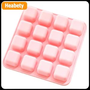 【2-3 days delivery】 16Cavity Square Cake Baking Silicone Mold Jelly Chocolate Truffles Brownie Pudding Molds Soap Making Mould Cake Decorating Tools