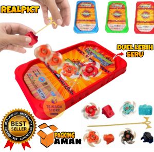 ( BISA COD ) PROMO Mainan Anak Gangsing Gasing Arena 4 in 1 Set Petarung Tarung Tor Blade High Speed SNI / Mainan Anak Laki Laki SNI Murah