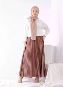 ROK PLISKET WANITA DEWASA PLISKET BESAR Rok Panjang Plisket ROK PLISKET REMPEL BESAR PREMIUM   PROMO TERLARIS ROK PLISKET PREMIUM TEBAL IMPORT ROK PLISKET JUMBO