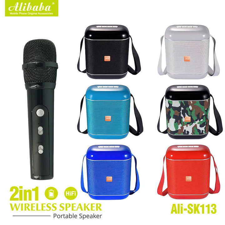 Alibaba Ali-SK113 2in1 Portable Wireless Bluetooth Speaker with
